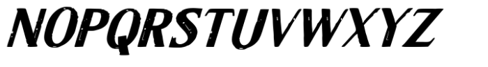 Gragast Oblique Font UPPERCASE