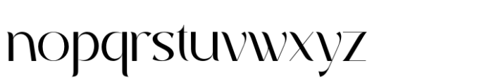 Grage Thin Font LOWERCASE