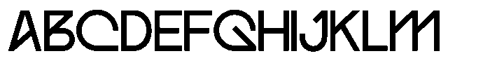 Gragien Font UPPERCASE