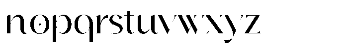 Gragio Font LOWERCASE