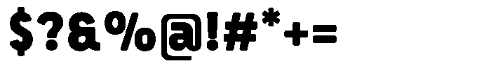 Graify Extra Bold Rounded Font OTHER CHARS