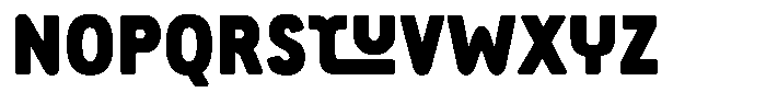 Graify Extra Bold Rounded Font UPPERCASE