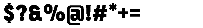 Graify Extra Bold Font OTHER CHARS