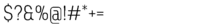 Graify Light Rounded Font OTHER CHARS