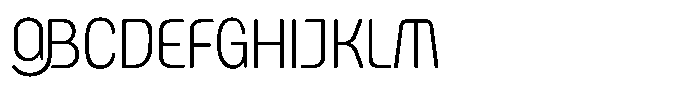 Graify Light Rounded Font UPPERCASE