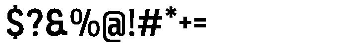 Graify Regular Font OTHER CHARS