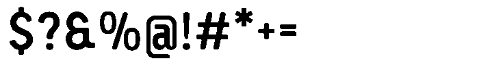 Graify Rounded Font OTHER CHARS