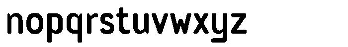 Graify Rounded Font LOWERCASE