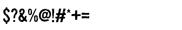 Graker Font OTHER CHARS