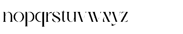 Gralice Roman Regular Font LOWERCASE