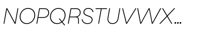 Gramatika Extra Light Italic Font UPPERCASE