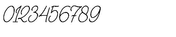 Grambell Saturn Italic Font OTHER CHARS