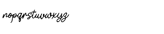 Grambell Saturn Italic Font LOWERCASE
