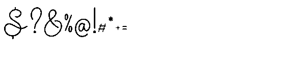Grambell Saturn Regular Font OTHER CHARS