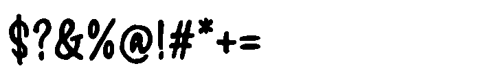 Gramel Bold Font OTHER CHARS