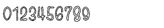 Gramel Outline Font OTHER CHARS