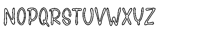 Gramel Outline Font UPPERCASE