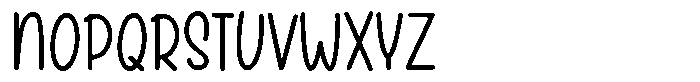 Gramel Regular Font LOWERCASE
