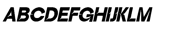 Gramelo Oblique Font UPPERCASE