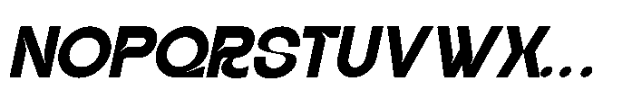 Gramelo Oblique Font UPPERCASE