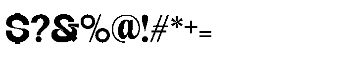 Gramelo Regular Font OTHER CHARS