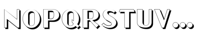 Gramercy Eight Regular JNL Font UPPERCASE