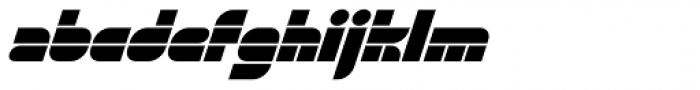 Gran Turismo Italic Font LOWERCASE