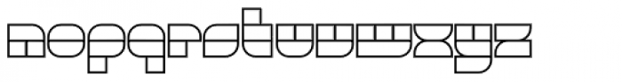 Gran Turismo Outline Font LOWERCASE