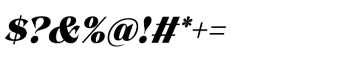 Grand Cru Extrabold S Italic Font OTHER CHARS