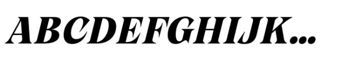 Grand Cru Extrabold S Italic Font UPPERCASE