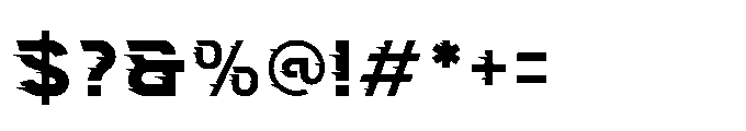 Grand Engine Speed Regular Font OTHER CHARS