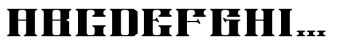 Grand Heist Font UPPERCASE