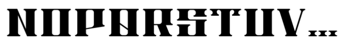 Grand Heist Font UPPERCASE