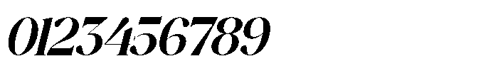 Grand Highland Italic Font OTHER CHARS