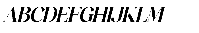 Grand Highland Italic Font UPPERCASE