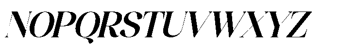 Grand Highland Italic Font UPPERCASE