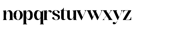 Grand Highland Regular Font LOWERCASE