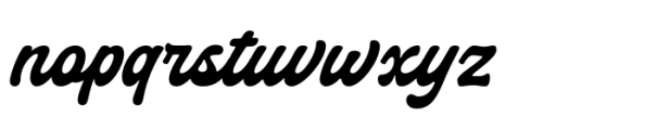 Grand Mottley Script Font LOWERCASE