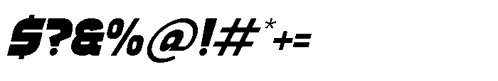 Grand Nights Italic Font OTHER CHARS