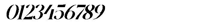 Grand Nineties Bold Italic Font OTHER CHARS