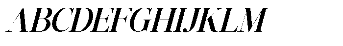 Grand Nineties Bold Italic Font UPPERCASE