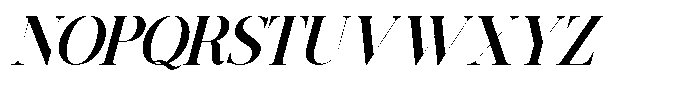 Grand Nineties Bold Italic Font UPPERCASE