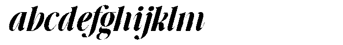 Grand Nineties Extra Bold Italic FONT