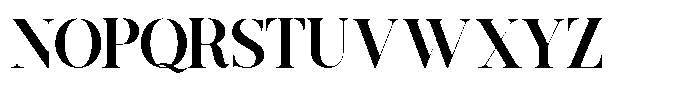 Grand Nineties Extra Bold Font UPPERCASE
