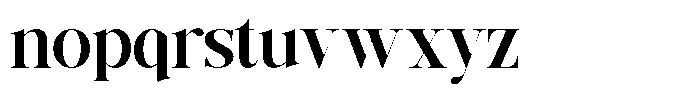 Grand Nineties Extra Bold Font LOWERCASE