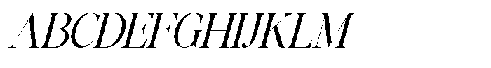 Grand Nineties Italic Font UPPERCASE
