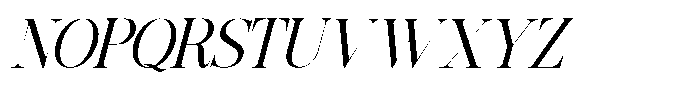 Grand Nineties Italic Font UPPERCASE