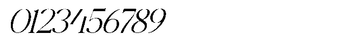 Grand Nineties Light Italic Font OTHER CHARS