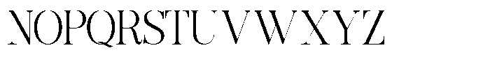 Grand Nineties Light Font UPPERCASE