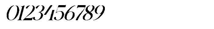 Grand Nineties Medium Italic Font OTHER CHARS